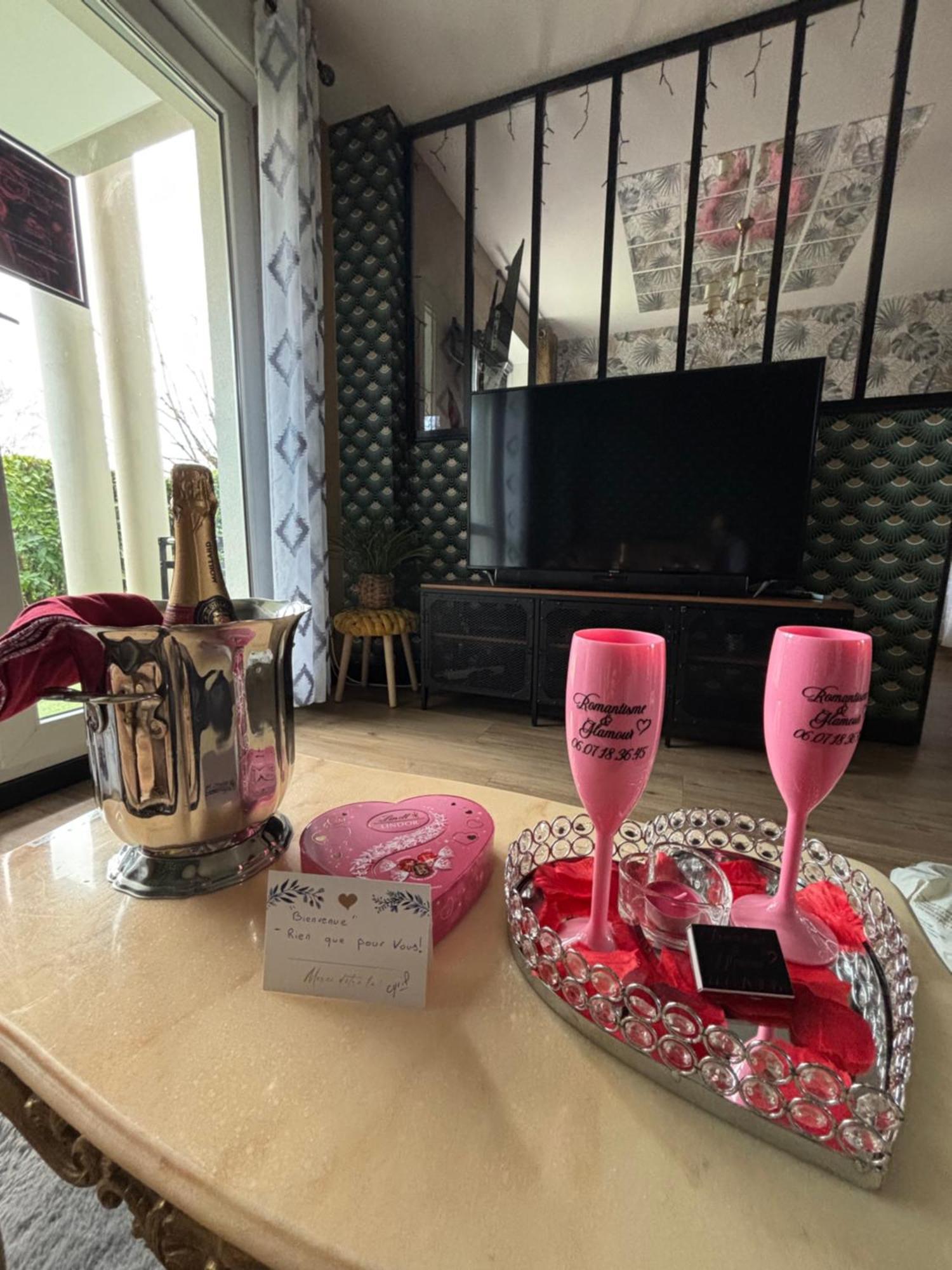 Romantisme Et Glamour Avec Spa ,Jardin Proche Zenith Dijon Bagian luar foto